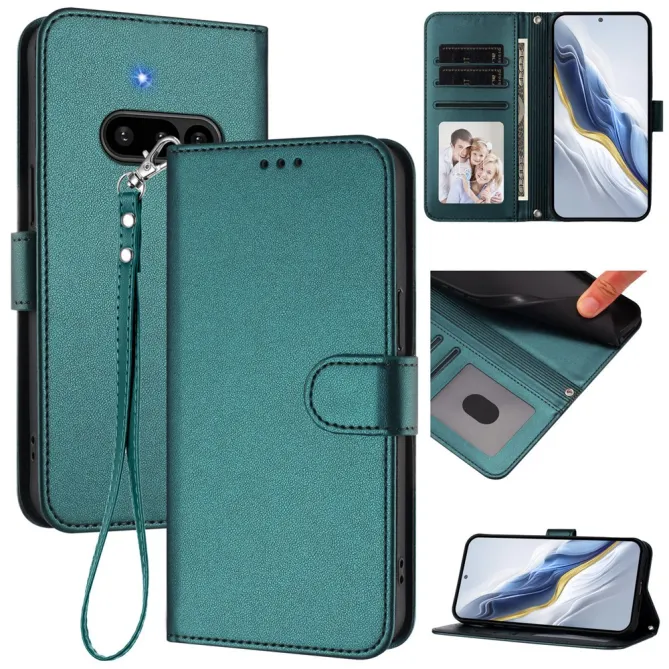 Housse Nothing Phone (3a) Simili Cuir Sangle Porte-Cartes 12