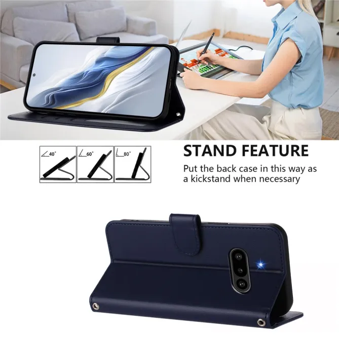 Housse Nothing Phone (3a) Simili Cuir Sangle Porte-Cartes 12