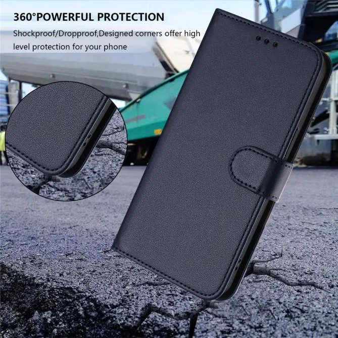 Housse Nothing Phone (3a) Simili Cuir Sangle Porte-Cartes 12