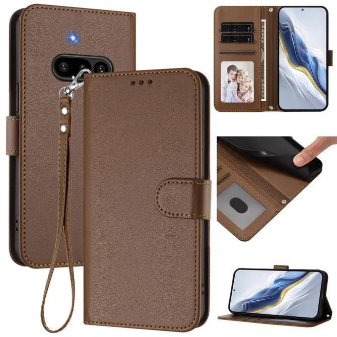 Housse Nothing Phone (3a) Simili Cuir Sangle Porte-Cartes 12
