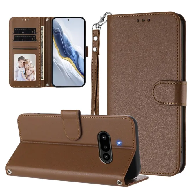 Housse Nothing Phone (3a) Simili Cuir Sangle Porte-Cartes 12