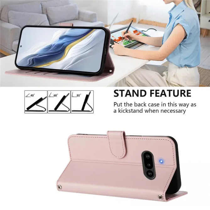 Housse Nothing Phone (3a) Simili Cuir Sangle Porte-Cartes 12