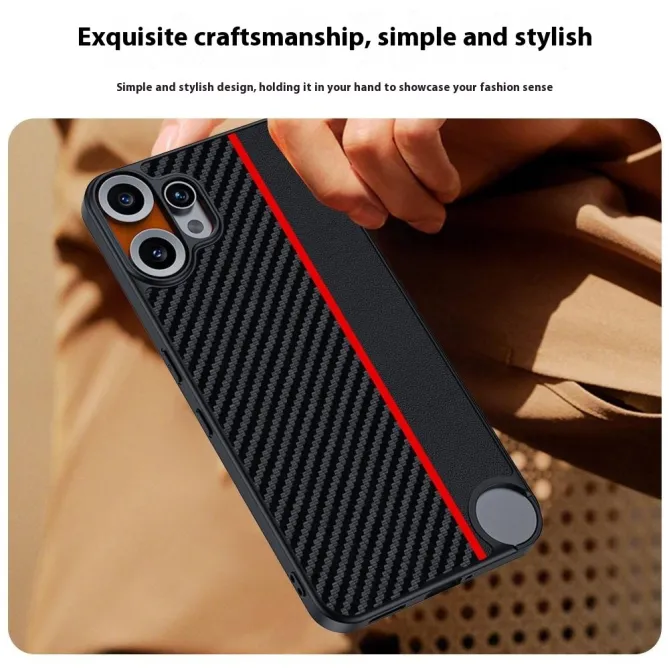 Coque CMF Phone 2 Pro Fibre de Carbone Protection 2