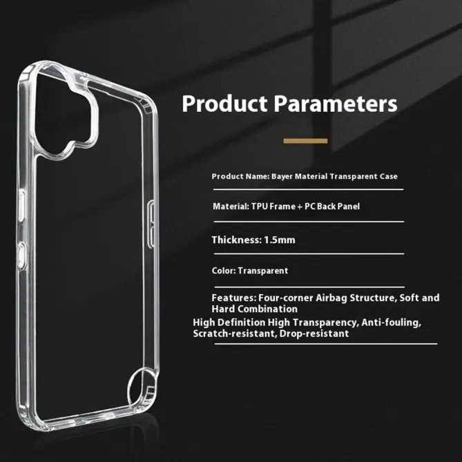 Coque CMF Phone 2 Pro TPU Transparent Protection 4