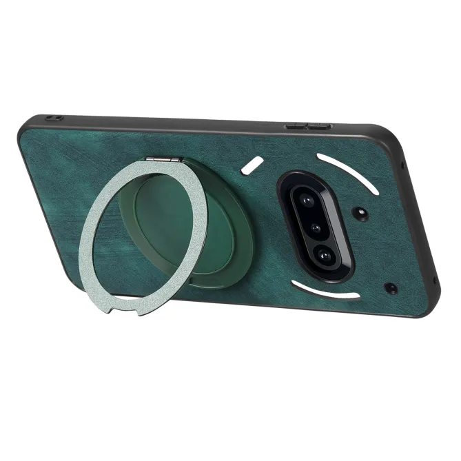 Coque Nothing Phone (3a) Simili Cuir Béquille Protection 5