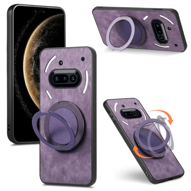 Coque Nothing Phone (3a) Simili Cuir Béquille Protection 5