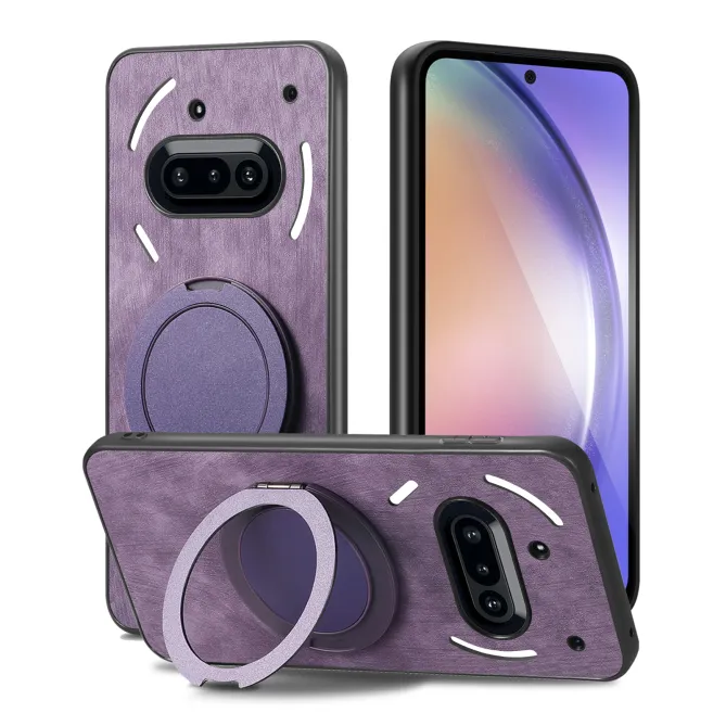 Coque Nothing Phone (3a) Simili Cuir Béquille Protection 5