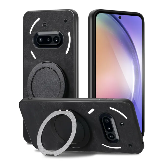 Coque Nothing Phone (3a) Simili Cuir Béquille Protection 5