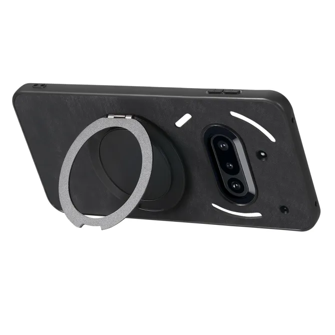 Coque Nothing Phone (3a) Simili Cuir Béquille Protection 5