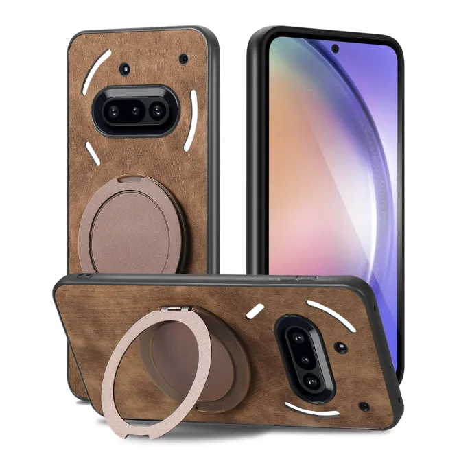 Coque Nothing Phone (3a) Simili Cuir Béquille Protection 5