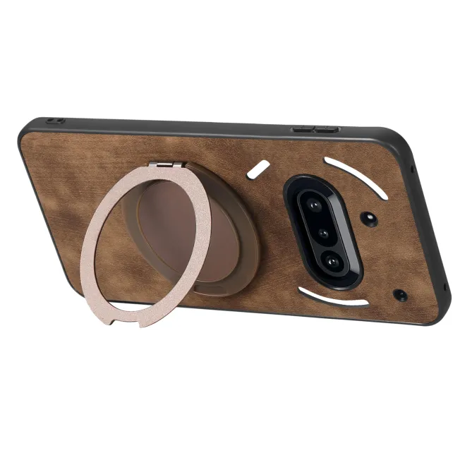 Coque Nothing Phone (3a) Simili Cuir Béquille Protection 5