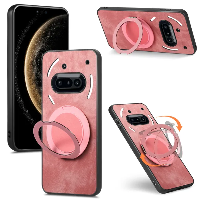 Coque Nothing Phone (3a) Simili Cuir Béquille Protection 5