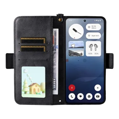 Housse Nothing Phone (3a) Simili Cuir Sangle Porte-Cartes 13