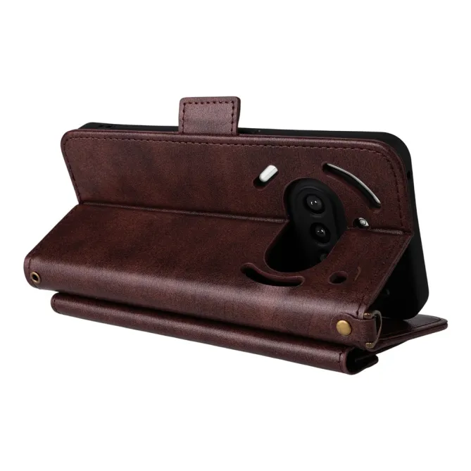 Housse Nothing Phone (3a) Simili Cuir Sangle Porte-Cartes 13