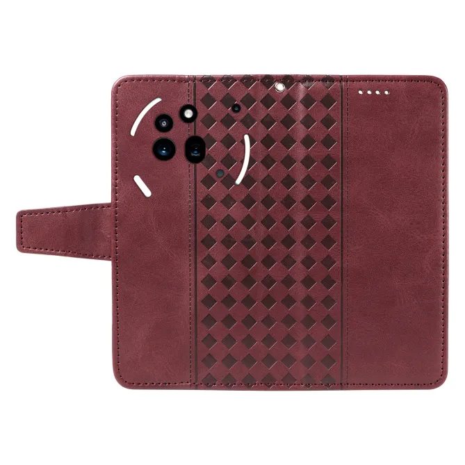 Housse Nothing Phone (3a) Pro Simili Cuir Sangle Porte-Cartes 10