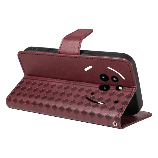 Housse Nothing Phone (3a) Pro Simili Cuir Sangle Porte-Cartes 10