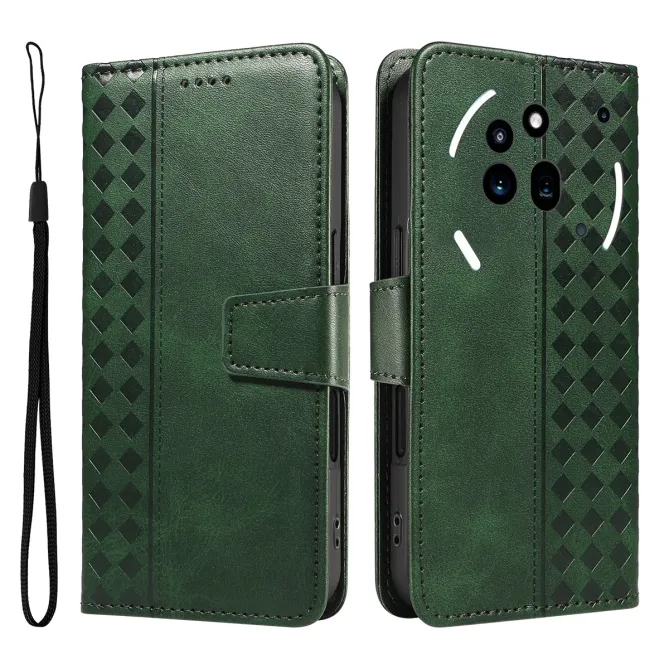 Housse Nothing Phone (3a) Pro Simili Cuir Sangle Porte-Cartes 10