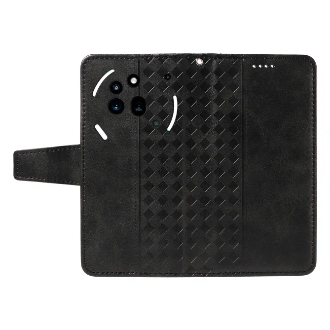 Housse Nothing Phone (3a) Pro Simili Cuir Sangle Porte-Cartes 10