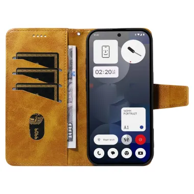 Housse Nothing Phone (3a) Simili Cuir Sangle Porte-Cartes 14