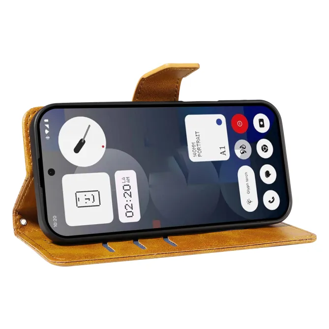 Housse Nothing Phone (3a) Simili Cuir Sangle Porte-Cartes 14