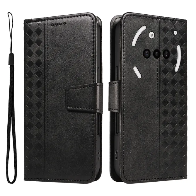 Housse Nothing Phone (3a) Simili Cuir Sangle Porte-Cartes 14