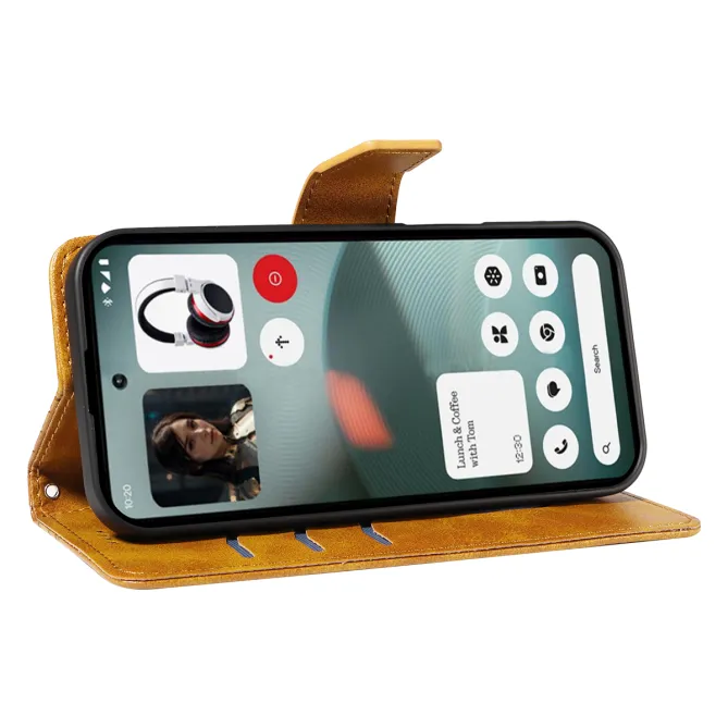 Housse Nothing Phone (3) Simili Cuir Sangle Porte-Cartes