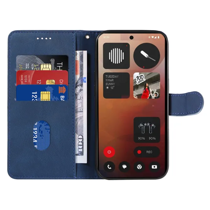 Housse Nothing Phone (3a) Pro Simili Cuir Porte-Cartes 8