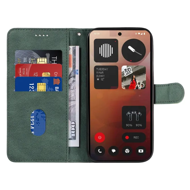 Housse Nothing Phone (3a) Pro Simili Cuir Porte-Cartes 8