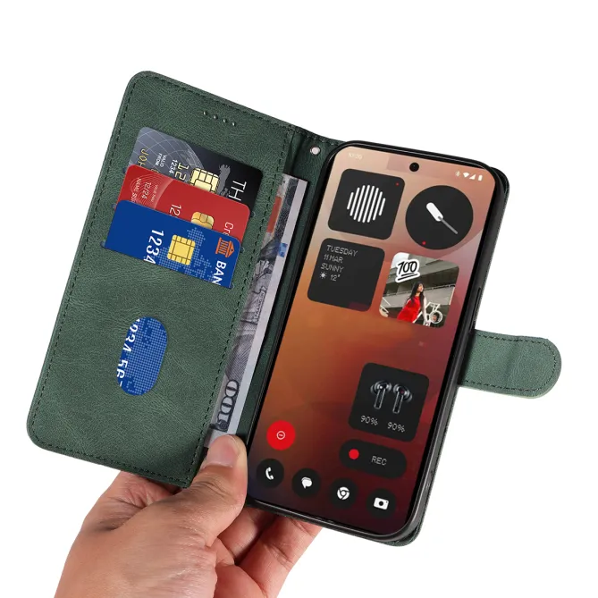Housse Nothing Phone (3a) Pro Simili Cuir Porte-Cartes 8