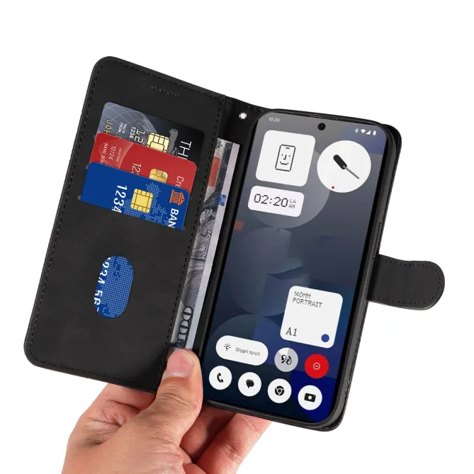 Housse Nothing Phone (3a) Simili Cuir Porte-Cartes 10