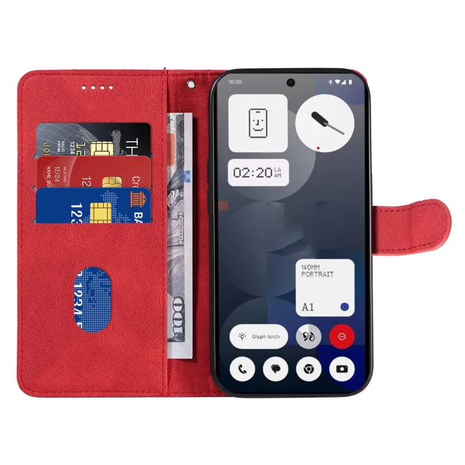 Housse Nothing Phone (3a) Simili Cuir Porte-Cartes 10