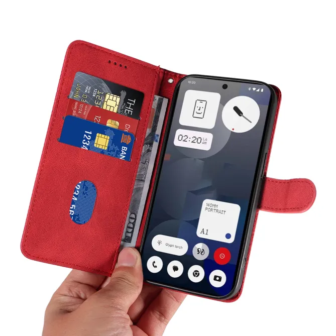 Housse Nothing Phone (3a) Simili Cuir Porte-Cartes 10