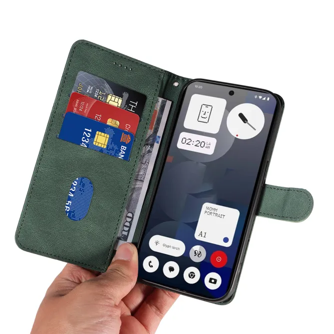 Housse Nothing Phone (3a) Simili Cuir Porte-Cartes 10