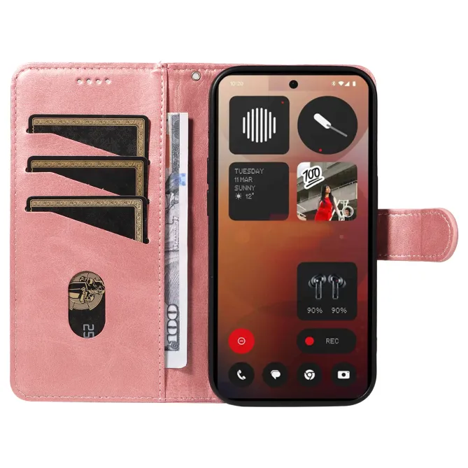 Housse Nothing Phone (3a) Pro Simili Cuir Porte-Cartes 9