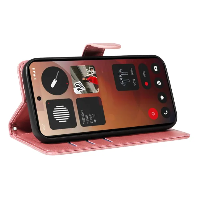 Housse Nothing Phone (3a) Pro Simili Cuir Porte-Cartes 9