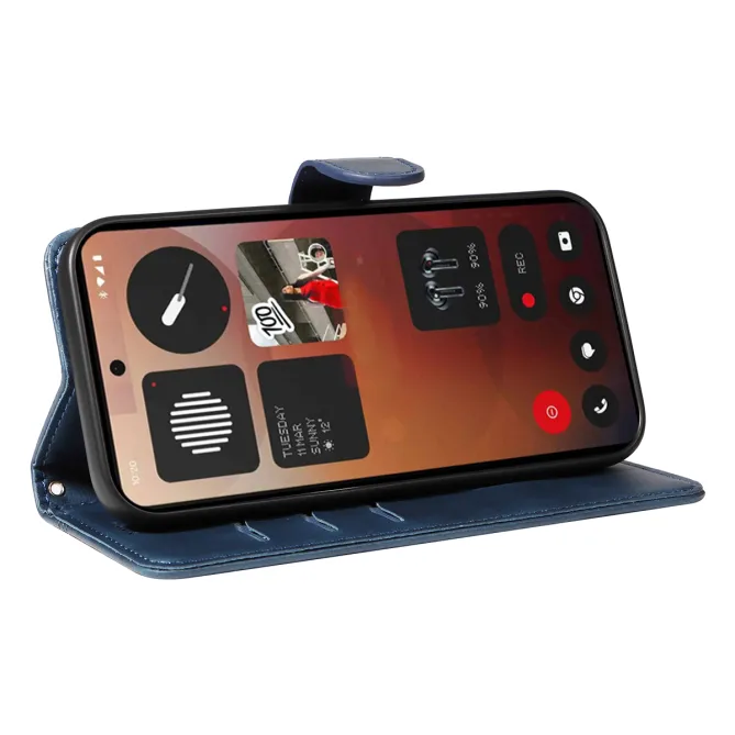 Housse Nothing Phone (3a) Pro Simili Cuir Porte-Cartes 9