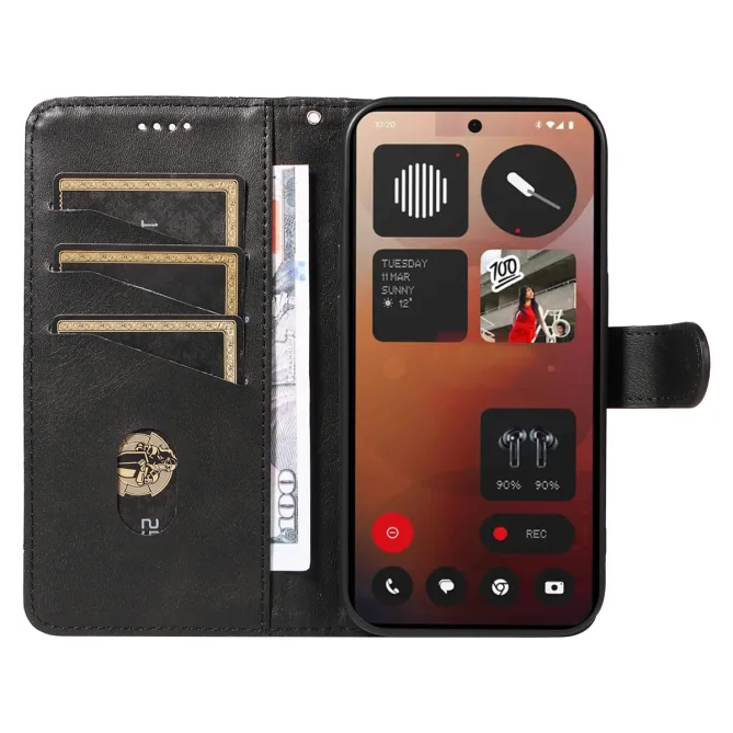 Housse Nothing Phone (3a) Pro Simili Cuir Porte-Cartes 9