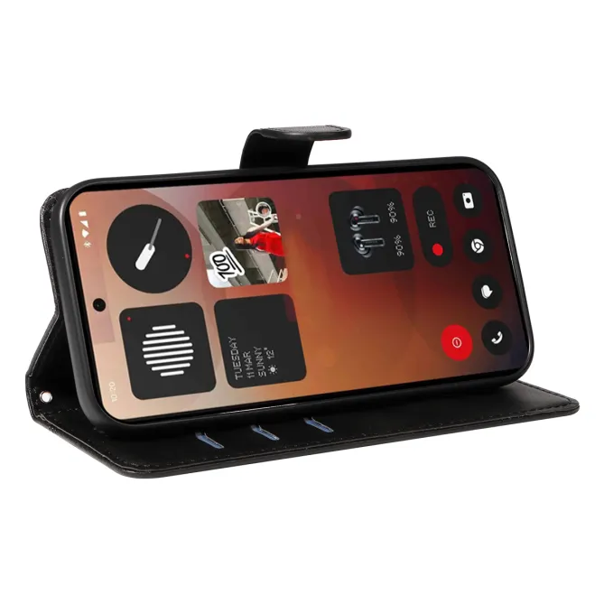 Housse Nothing Phone (3a) Pro Simili Cuir Porte-Cartes 9