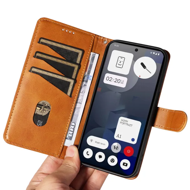 Housse Nothing Phone (3a) Simili Cuir Porte-Cartes 11