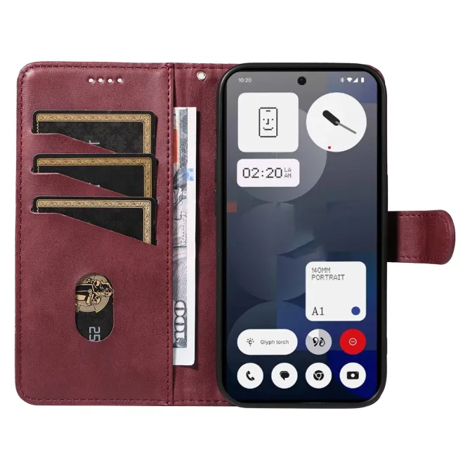 Housse Nothing Phone (3a) Simili Cuir Porte-Cartes 11
