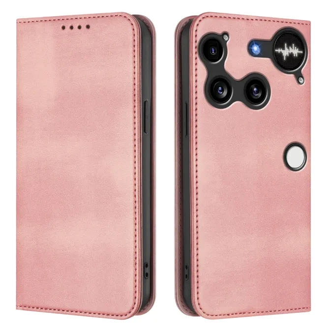 Housse Nothing Phone (3) Simili Cuir RFID Porte-Cartes Rétro