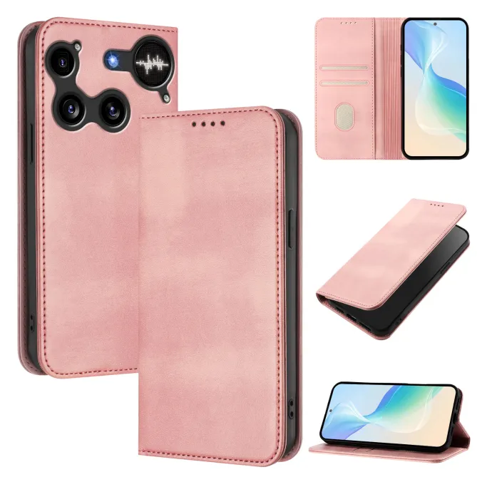 Housse Nothing Phone (3) Simili Cuir RFID Porte-Cartes Rétro