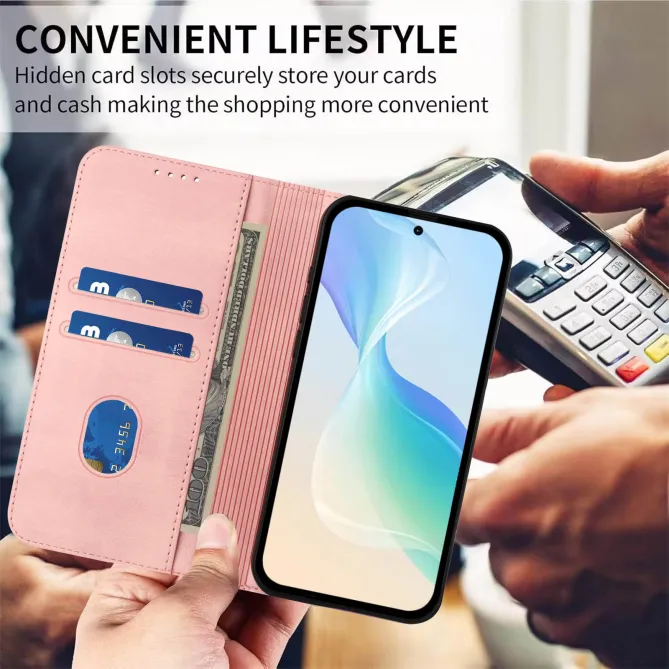 Housse Nothing Phone (3) Simili Cuir RFID Porte-Cartes Rétro