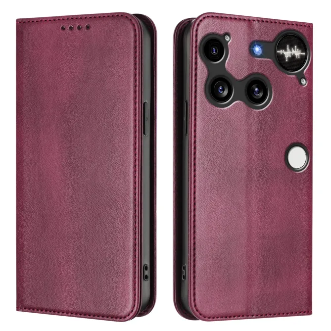 Housse Nothing Phone (3) Simili Cuir RFID Porte-Cartes Rétro