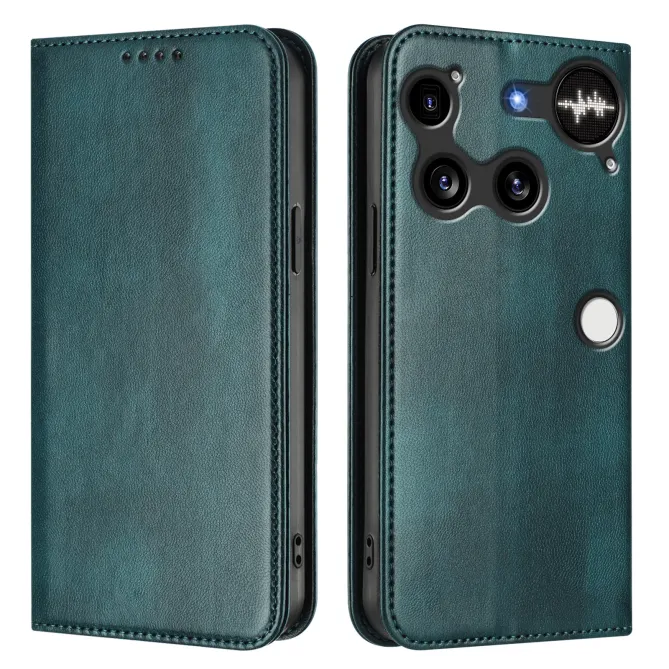 Housse Nothing Phone (3) Simili Cuir RFID Porte-Cartes Rétro