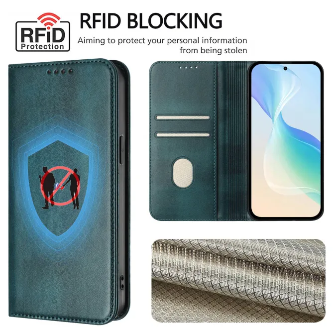 Housse Nothing Phone (3) Simili Cuir RFID Porte-Cartes Rétro