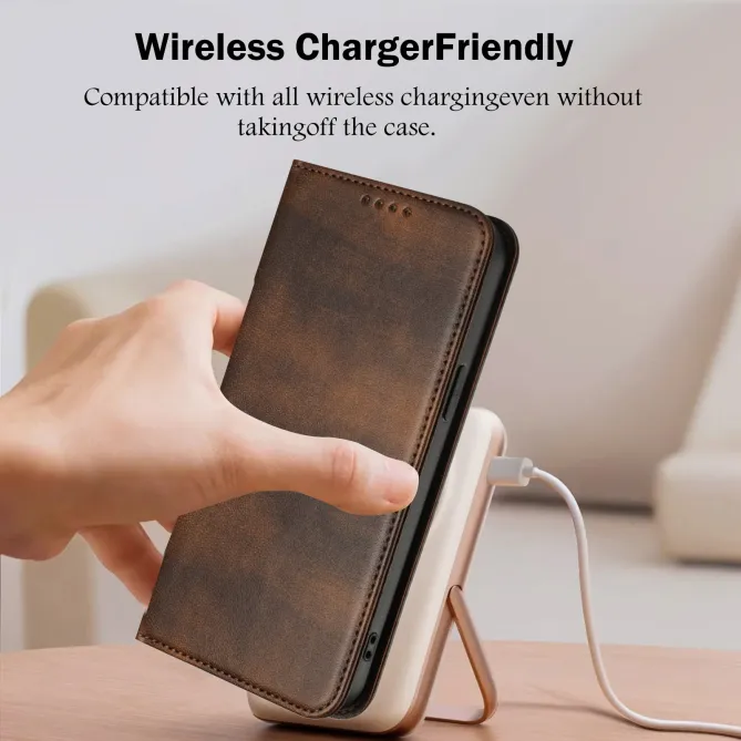 Housse Nothing Phone (3) Simili Cuir RFID Porte-Cartes Rétro