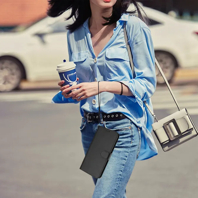 Housse Nothing Phone (3) Simili Cuir RFID Sangle Porte-Cartes