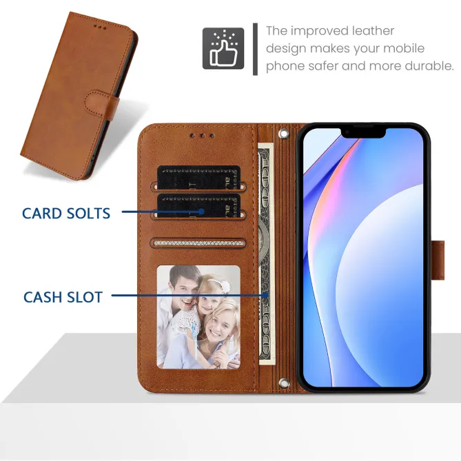 Housse Nothing Phone (3) Simili Cuir RFID Sangle Porte-Cartes
