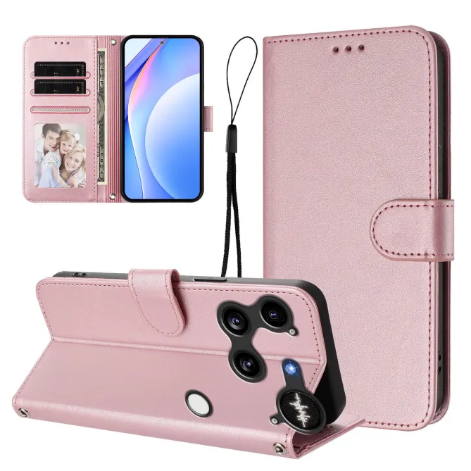 Housse Nothing Phone (3) Simili Cuir RFID Sangle Porte-Cartes